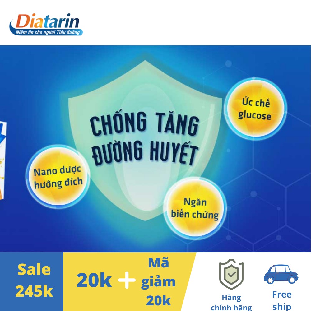 Viên Uống Tiểu Đường Diatarin Đột phá Công nghệ Hướng đích Tiểu đường