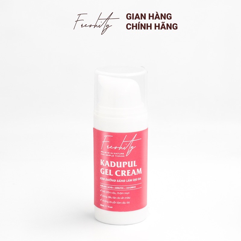 Kem dưỡng sáng làm dịu da Freshity Kadupul Gel Cream 30ml (Phiên bản Tết 2021)