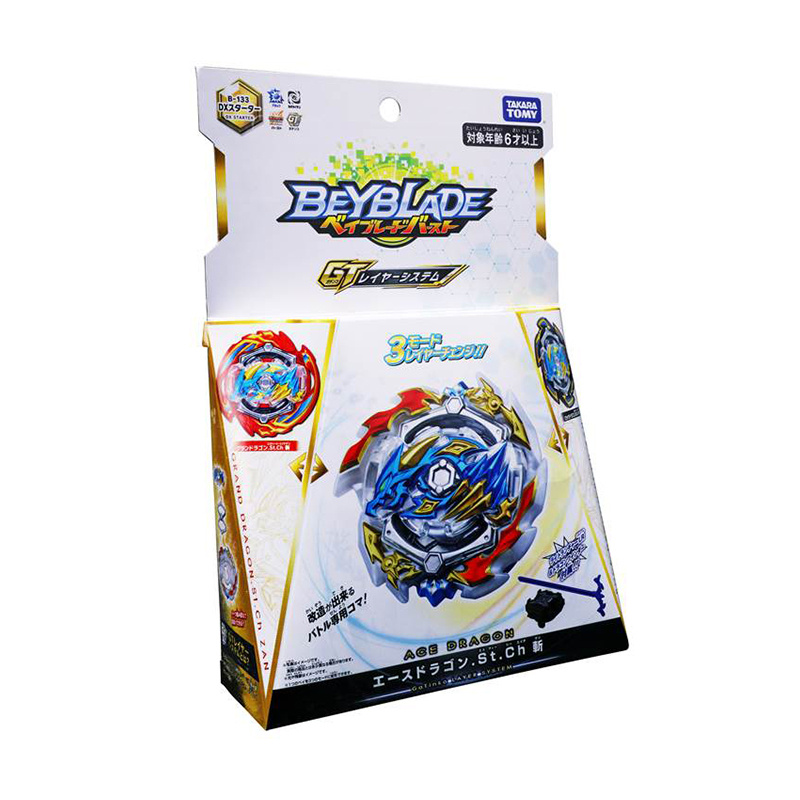 [Mã LIFEM44 giảm 100K đơn 499K] Đồ Chơi BEYBLADE 4 Con Quay B-133 Dx Starter Ace Dragon.St.Ch 123798