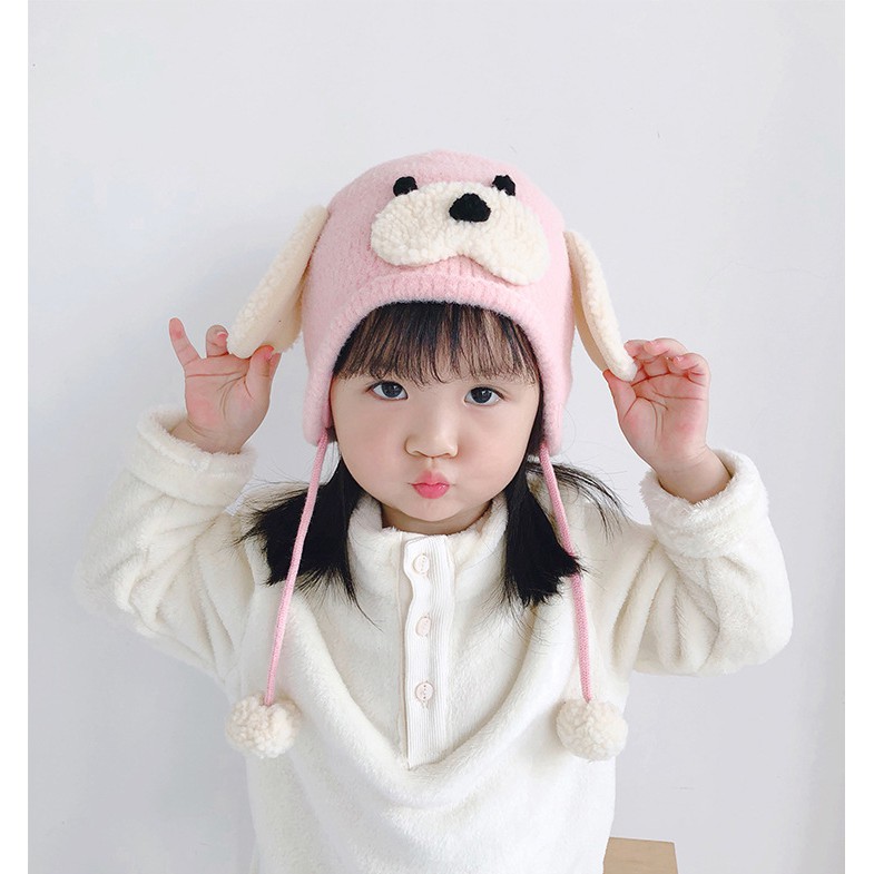 Nón cún hai tai vỉnh giữ ấm cho bé yêu