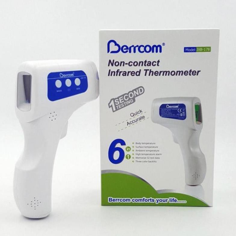 Nhiệt kế đo trán không tiếp xúc Berrcom JXB-178