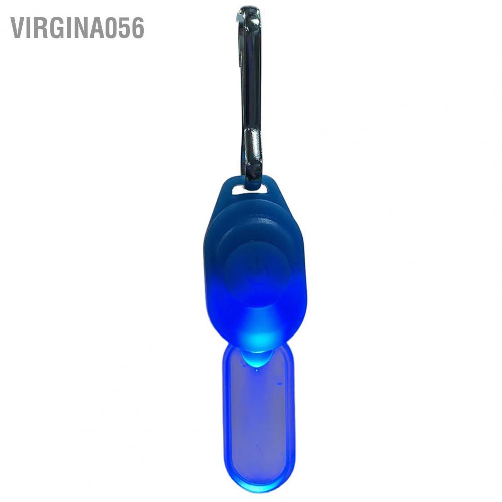 Virgina056 Virgina056 Đèn LED cho chó Vòng cổ phát sáng Mặt dây chuyền thú cưng có khóa Giữ an toàn