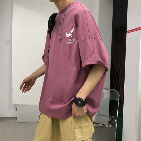 Áo thun/ Áo thun tay lỡ SDT unisex dáng rộng dưới 75kg | BigBuy360 - bigbuy360.vn