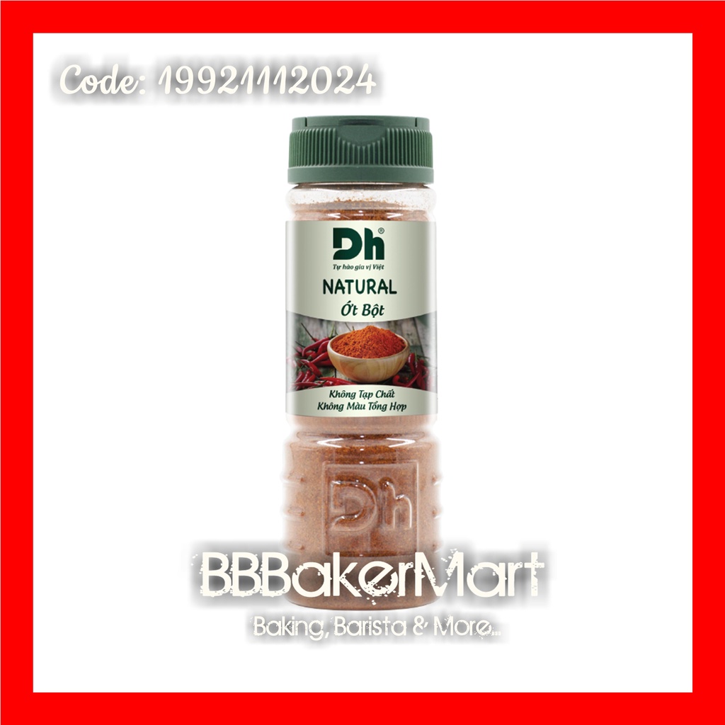 ỚT bột NATURAL DH Foods - Hủ 60gr