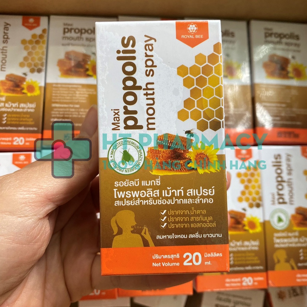 Xịt họng Keo Ong Thái Lan - Maxi Propolis Mouth Spray