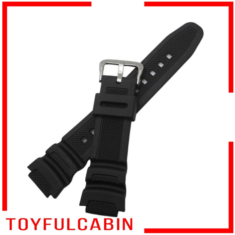 Dây Đeo Cao Su PU Cho Đồng Hồ AQ-S800W SGW-300H SGW-400H SGW-500H