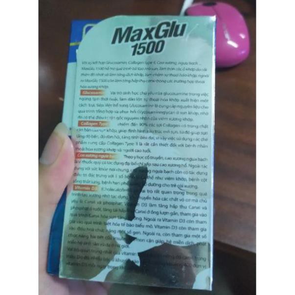 MaxGlu 1500 hỗ trợ xương khớp (hộp 60 viên)