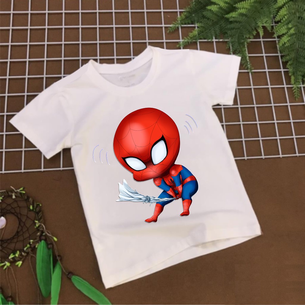 Áo trẻ em Spider Man Người Nhện cho bé trai | bé gái siêu cute | nhiều mẫu | vải đẹp