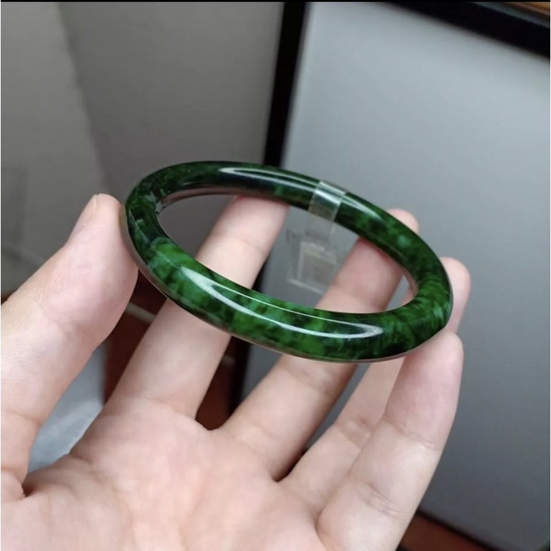 Vòng tay Ngọc xanh đậu bông nhập khẩu myanmar