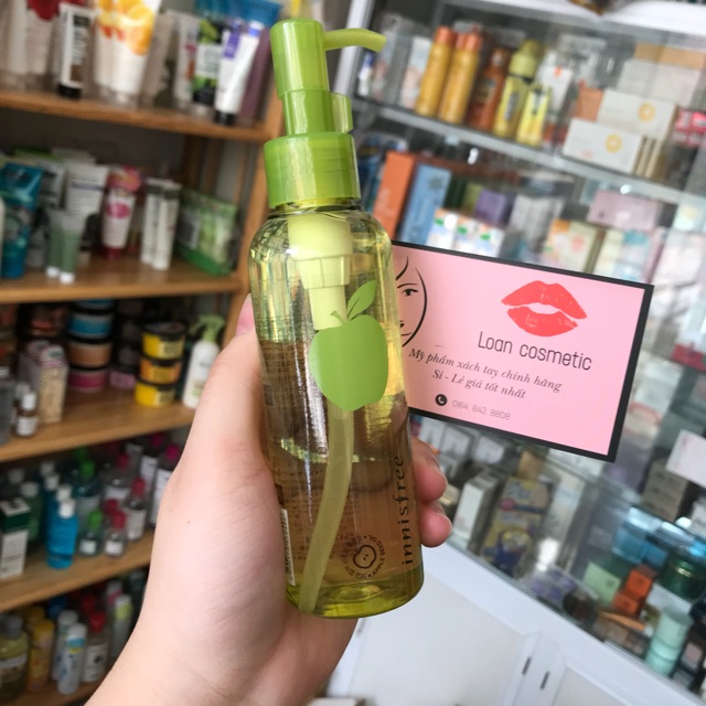 Dầu tẩy trang táo innifree chai vòi 150ml