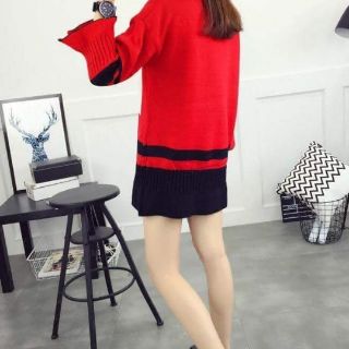 Đầm len quảng châu ( hàng y hình 100% )