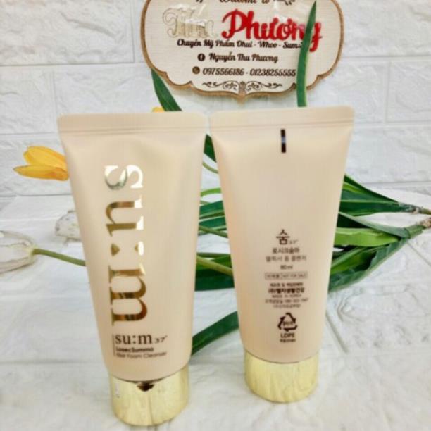 Sữa rửa mặt tái sinh tái sinh sum losec da chứa tinh chất vàng 60ml