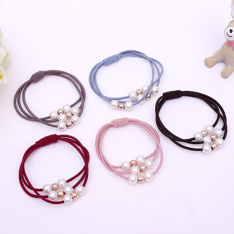 Quà tặng x3 dây buộc tóc xinh xắn dễ thương