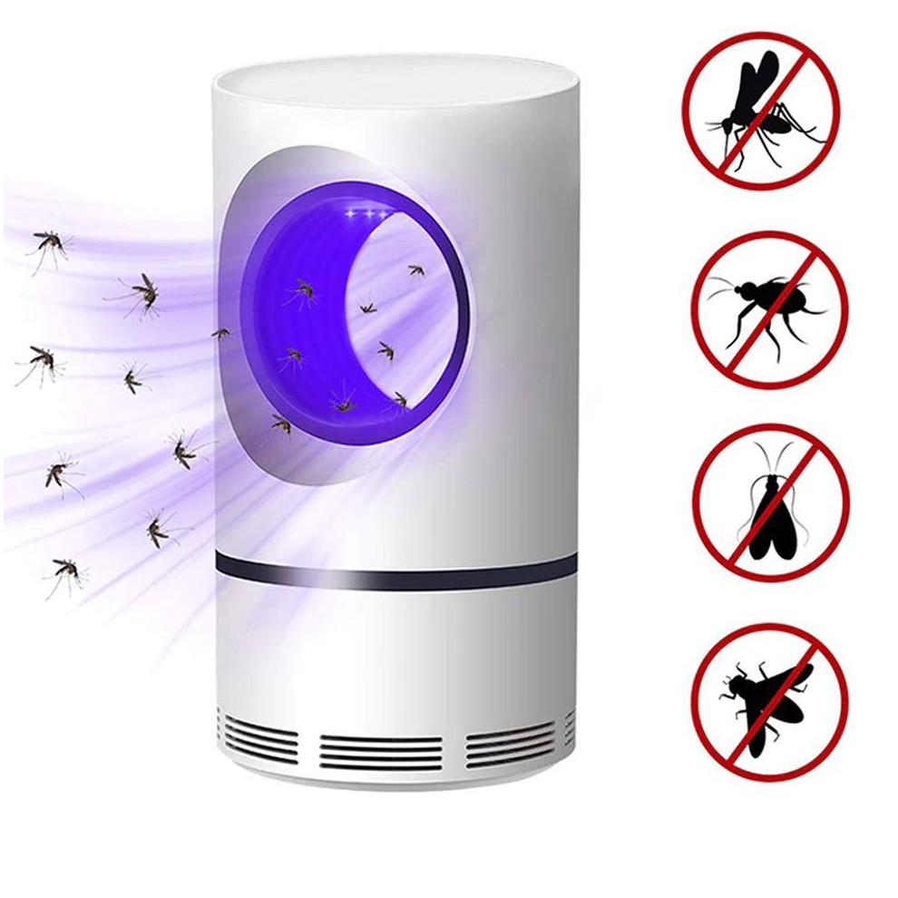 Đèn bắt muỗi UV thế hệ mới có cổng cắm USB thông minh - Đèn bắt muỗi kiêm đèn ngủ tiện lợi