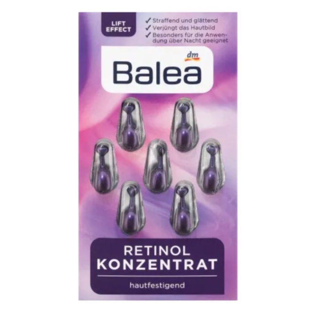 Viên nang Serum Balea Đức dưỡng da 7 ngày trắng da mờ nhăn, chống lão hóa - Hàng nội địa Đức