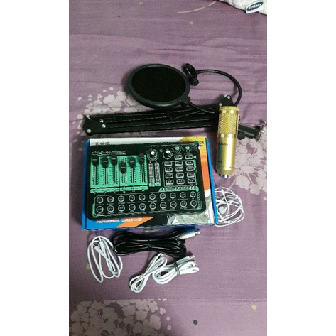 combo mic thu âm và live
