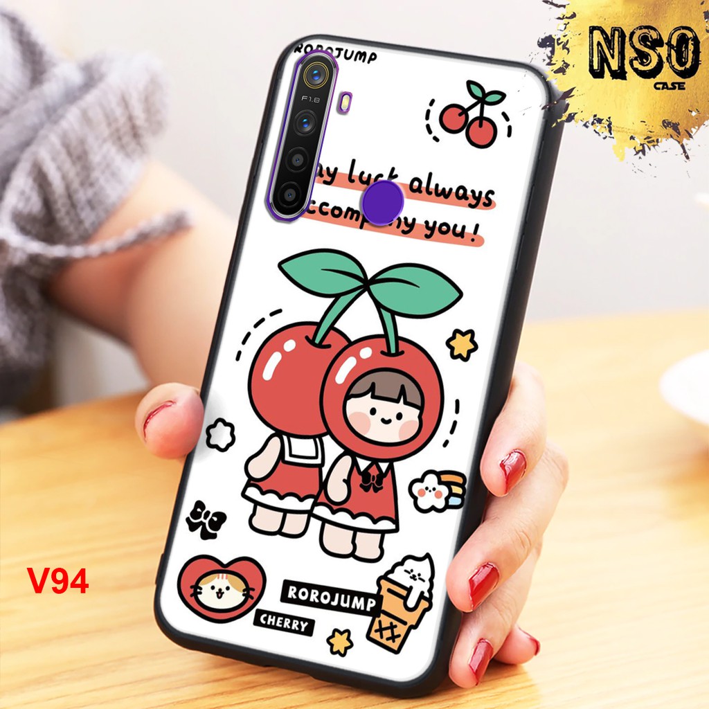 Ốp lưng Realme 5 -- Realme 5i - Realme 5 Pro - Realme C3i - Realme c3 In Hình Roro Jump Siêu Cute