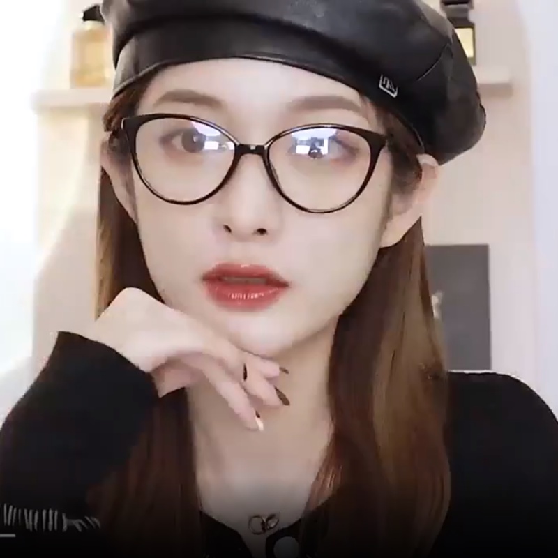 Mắt kính chống ánh sáng xanh phong cách retro thời trang cho nữ