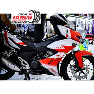 Tem Trùm Winner X Đỏ Trắng Ohlins
