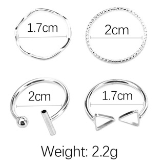 SET 4 NHẪN MIDI