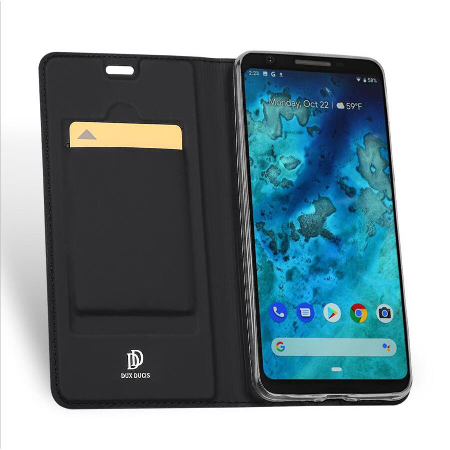 Google Pixel 3A XL LEATHER DUX DUCIS Standable Flip Case Cover