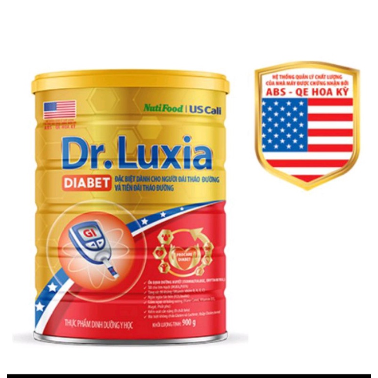 Sữa bột Dr luxia Diabet 900g dành cho người tiểu đường