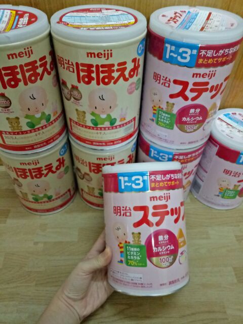 Sale!!! Sữa Meiji số 1-3, hàng xách tay Nhật, hộp 820g, giá 510k