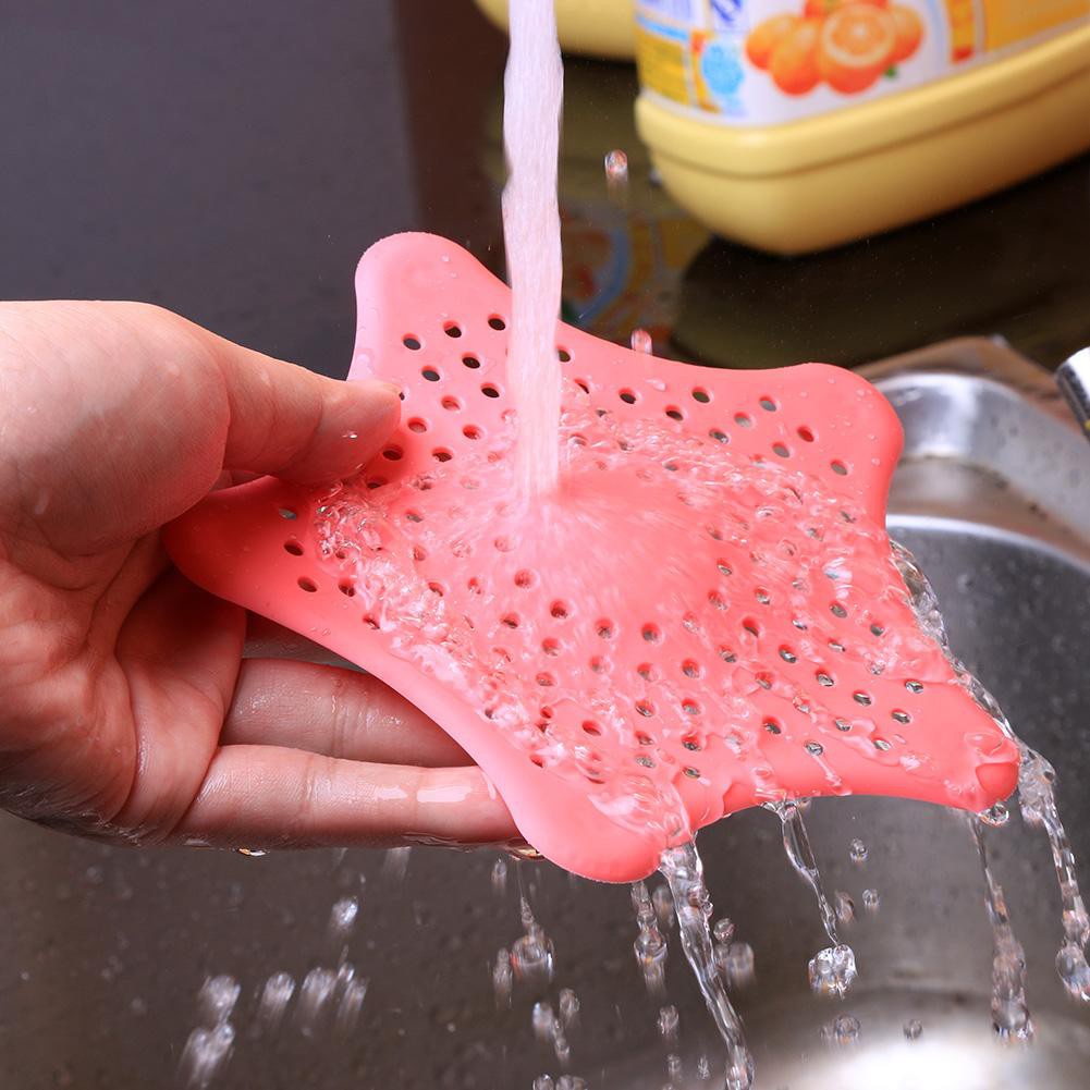 Lót chặn rác hình sao biển dùng cho bồn rửa bát  cm