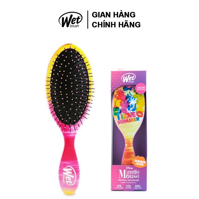 [CHÍNH HÃNG] Lược gỡ rối WET BRUSH dòng truyền thống họa tiết Mickey Love Summer