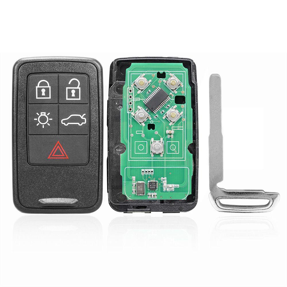 Chìa Khóa Điều Khiển Từ Xa 5 Nút Cho Xe Hơi Volvo