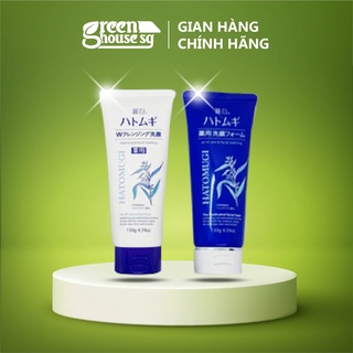 Sữa rửa mặt ngăn ngừa và giảm mụn, dưỡng ẩm sáng da Hatomugi 130gr - Nhật Bản (Reihaku Hatomugi Kumano)