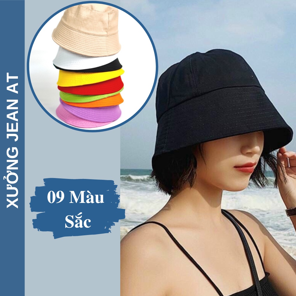 Nón bucket trơn - Nón tai bèo vành cụp trơn nhiều màu sắc Ulzzang form unisex nam nữ 204