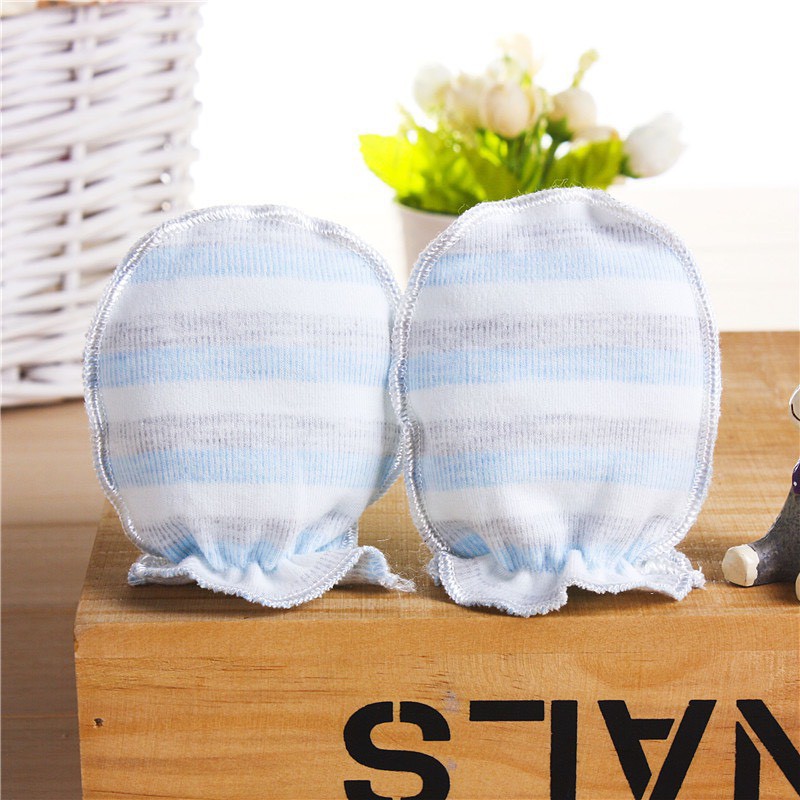 SET 2 BAO TAY CAO CẤP CHO BÉ SƠ SINH,HÀNG CHUẨN ĐẸP 100% COTTON.