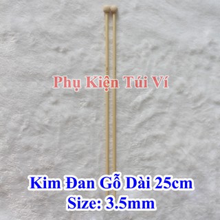 Kim đan len gỗ 25cm