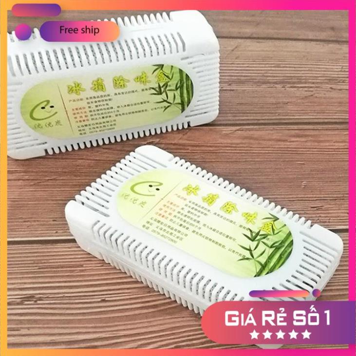 HÚT MÙI TỦ LẠNH THAN TRE HOẠT TÍNH - Khử Mùi Tủ Lạnh, Ô tô...Kháng khuẩn, Chống Oxy hóa bằng than hoạt tính