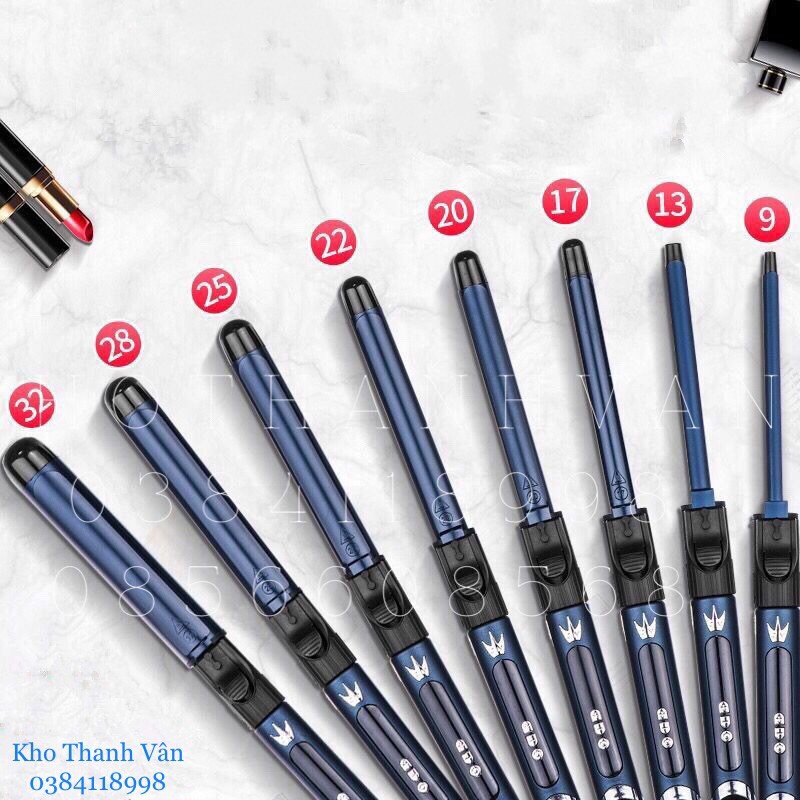 Máy uốn tóc xoăn Junma Q5 chuyên nghiệp có màn hình LCD Led Cao Cấp