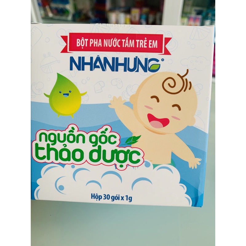 Bột pha nước tắm trẻ em Nhân Hưng