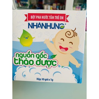 Bột pha nước tắm trẻ em Nhân Hưng
