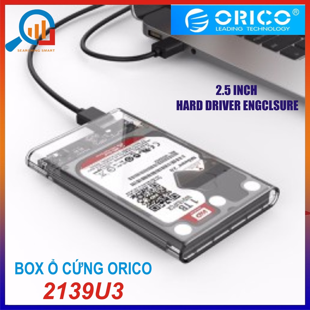 Box ổ cứng 2.5'' Orico 2139U3 - Chính Hãng - Sata III USB 3.0 - Bảo Hành 12 Tháng !!!