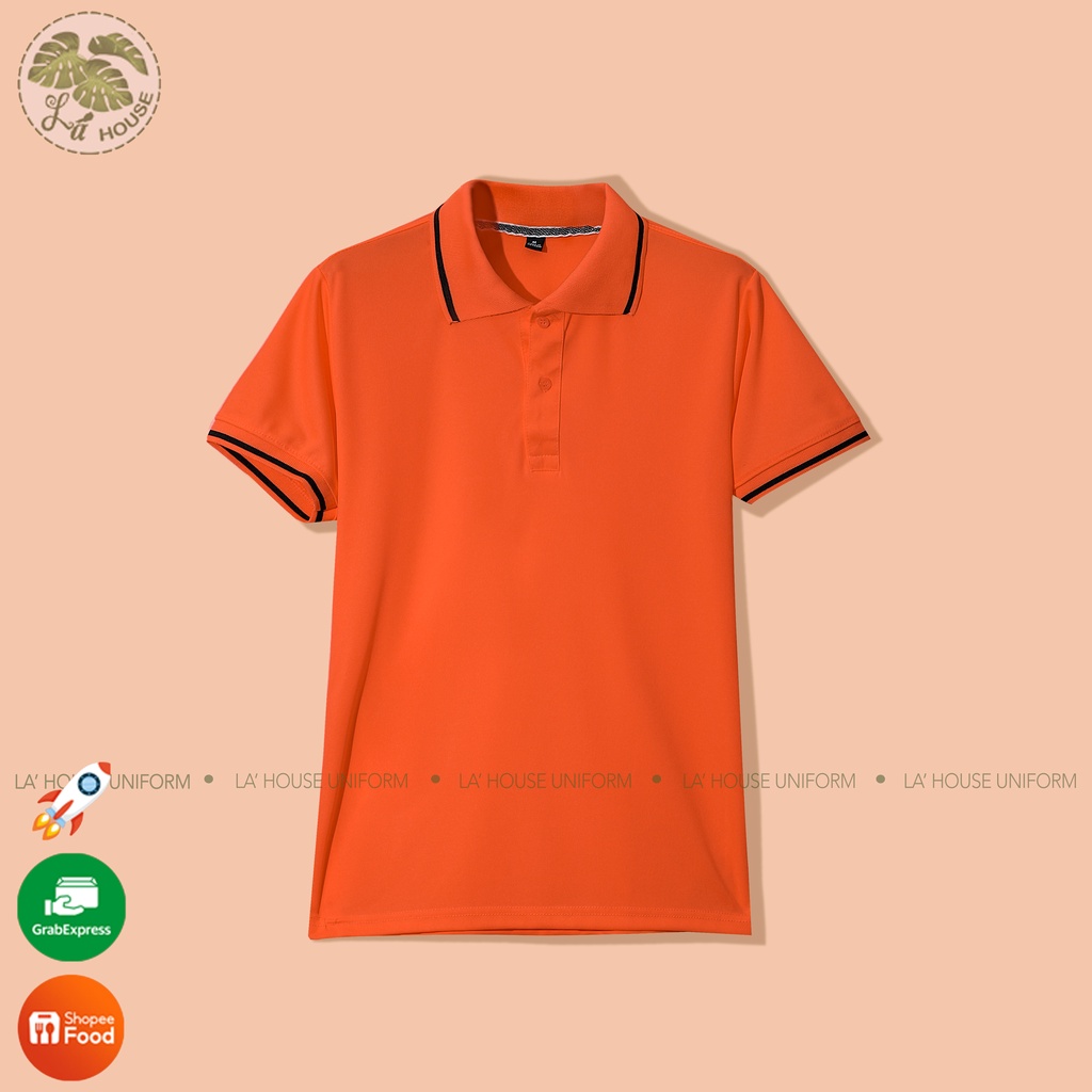 Áo polo đồng phục chất liệu cá sấu thể thao mình vải mềm nhẹ thấm mồ hôi nhanh khô