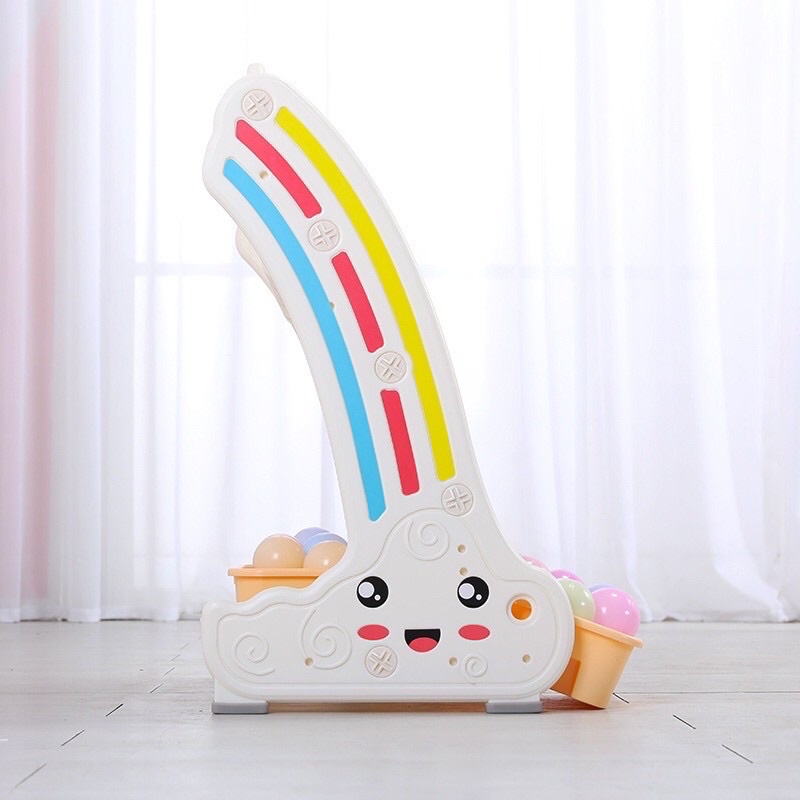 Giá sách, giá đựng đồ chơi hình cầu vồng