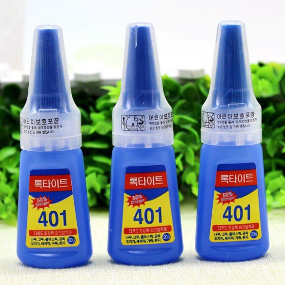 KEO 401 DÁN MÓNG NAIL SIÊU CHẮC GẮN ĐÁ SIÊU BỀN (20g) - KEO DÁN ĐA NĂNG HÀN QUỐC LOẠI TỐT CHUYÊN DỤNG CHO DÂN LÀM MÓNG .