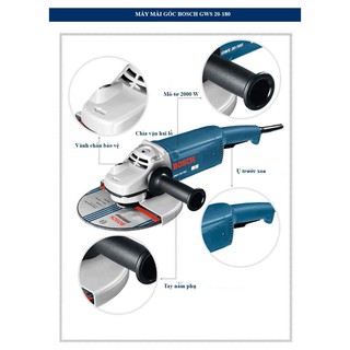 MÁY MÀI GÓC BOSCH GWS 2000-180