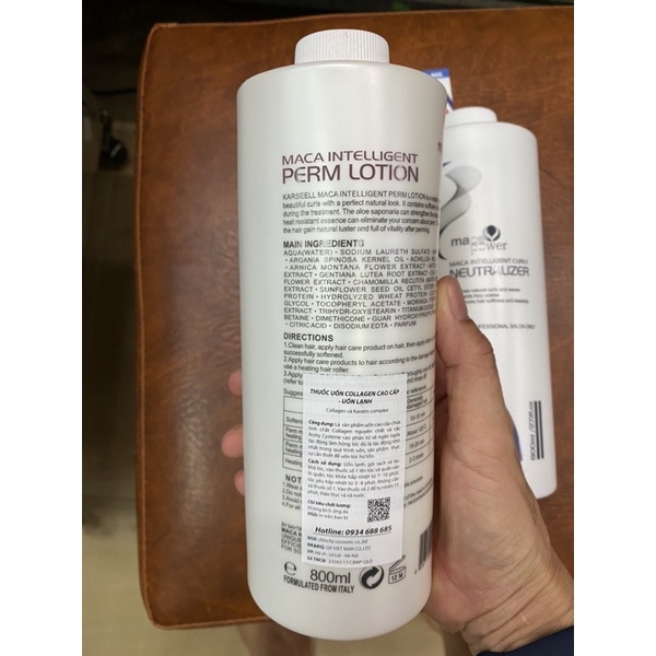 Uốn lạnh karseell dạng kem 800ml