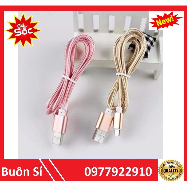 Dây sạc điện thoại bọc dù siêu bền