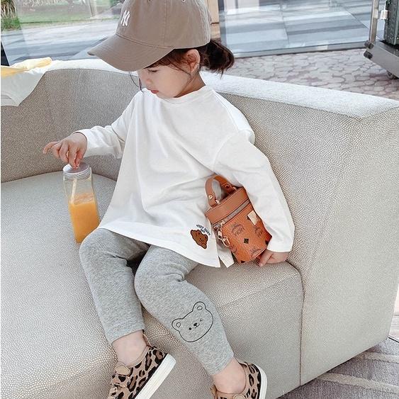 Quần ống mỏng dễ thương kiểu Hàn Quốc dành cho trẻ em