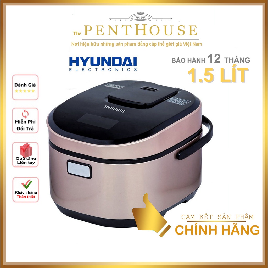 Nồi cơm điện cao tần 2 Dung Tích HYUNDAI - HDE 2201G. Nồi nấu cơm gạo lứt ngon.