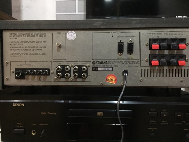 Ampli đài yamaha CR440