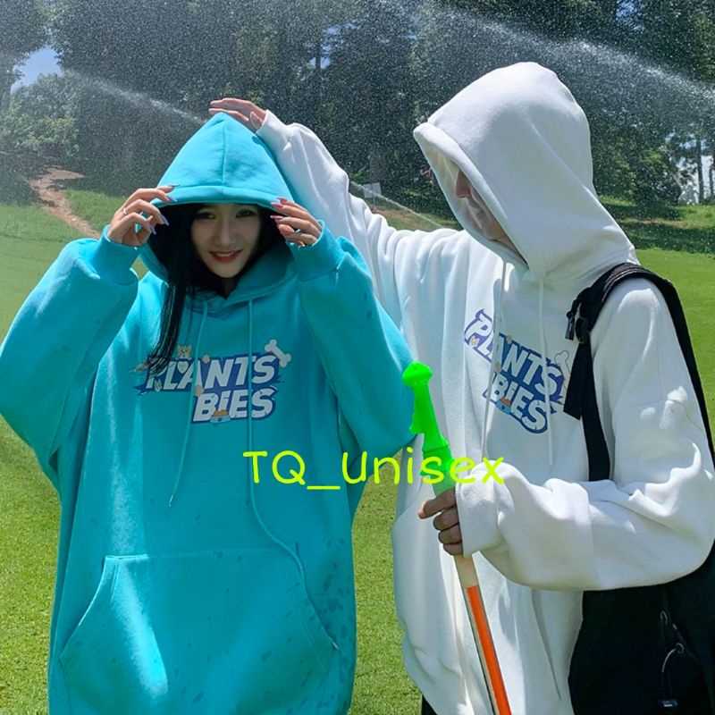 Áo hoodie nam nữ Plants unisex form rộng 3 màu (Xanh,Trắng ,Đen) | BigBuy360 - bigbuy360.vn