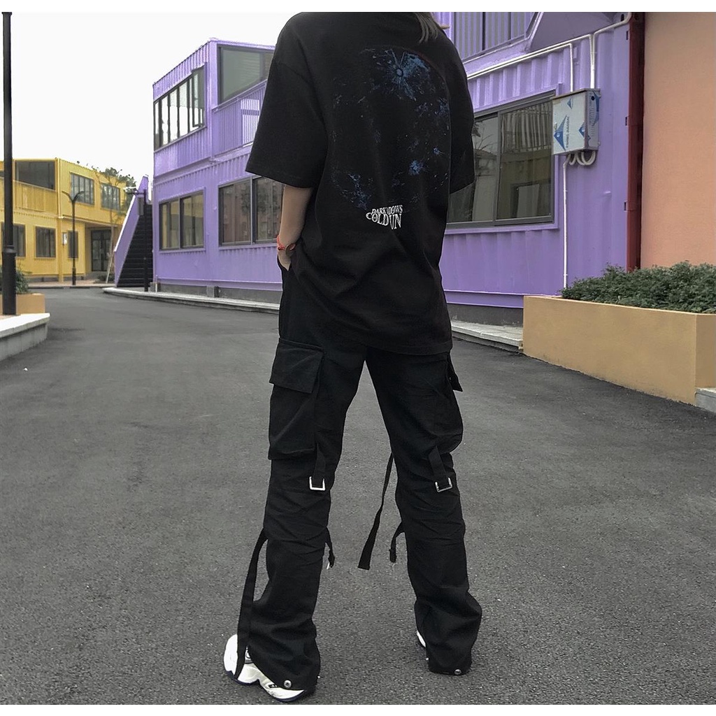 Quần Dài Phong Cách Hip Hop Đường Phố Thời Trang Cho Nam Và Nữ